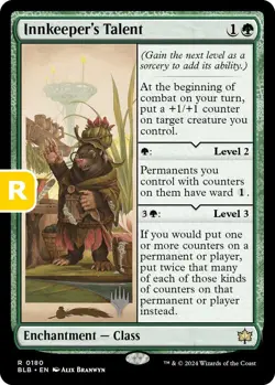 MTG Innkeeper's Talent BloomBurrow Rare Enchantment - NM - Image 2