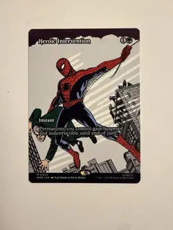 MTG | SpiderMan MARVEL Heroic Intervention 0034 | Non Foil | Magic The Gathering - Image 1