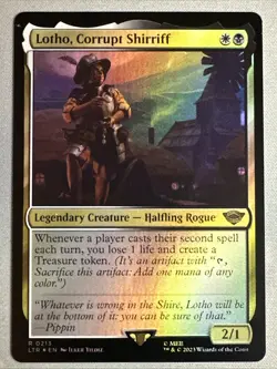 MTG / Lotho, Corrupt Shirriff / LTR / #213 / FOIL / Rare / NM - Image 1