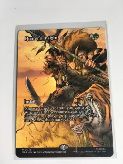 MTG - Hunter's Insight - Borderless - Marvels Spiderman - NM M 0035 - Image 1