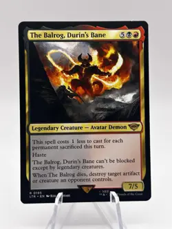 The Balrog, Durin's Bane 0195 Lord of the Rings LTR MTG NM - Image 1