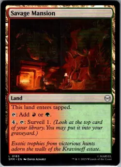 Savage Mansion SPM0183 - MTG: Marvel's Spider-Man Regular - Image 1