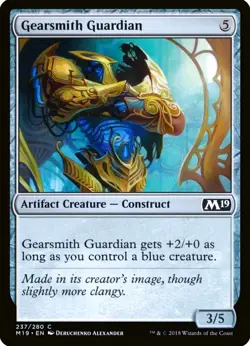 X 1 Gearsmith Guardian NM-M M19 237 MTG Magic The Gathering - Image 1