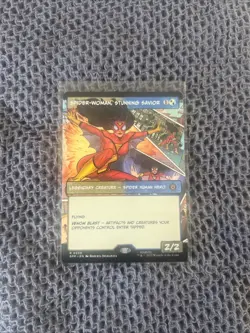 Spider-Woman, Stunning Savior (Borderless) - MTG Marvel's Spider-Man Regular - Image 1