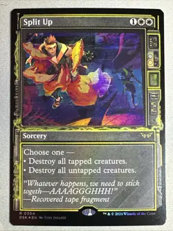 MTG / Split Up / DSK / #304 / FOIL (Showcase) / Rare / NM - Image 1