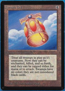Kormus Bell Beta HEAVILY PLD Artifact Rare MAGIC MTG CARD (ID# 505776) ABUGames - Image 1