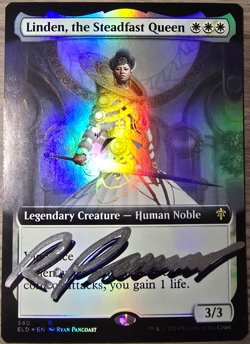 Linden, the Steadfast Queen FOIL (Signed by Artist) Magic the Gathering MTG! - Image 1