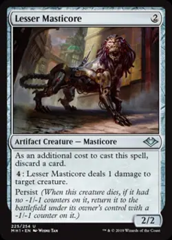 Lesser Masticore - Near Mint MTG Modern Horizons - Image 1