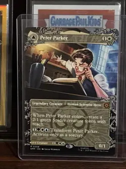 Mtg Peter Parker (0208) (Borderless) Amazing Spider-Man Reg Magic The Gathering - Image 1