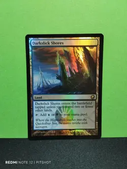 FOIL Darkslick Shores / Dunkelschlickkuste - MTG Magic - Image 1