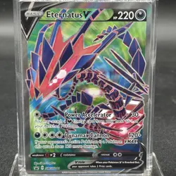 Pokemon Eternatus V SWSH044 Sword & Shield Holo Black Star Promo Mint - Image 1