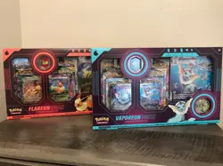 Pokemon TCG Flareon Vaporeon Vmax Premium Collection Set of 2 Factory Sealed 820650851308 - Image 1