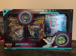 Pokemon TCG Flareon Vaporeon Vmax Premium Collection Set of 2 Factory Sealed 820650851308 - Image 2