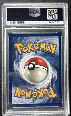 1999 Pokemon Fossil 1st Edition Kabutops Holo #9 PSA 8 NM - MT - Image 2