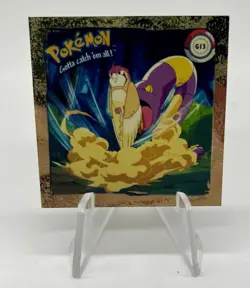 Pokemon 1999 ArtBox Series 1 Gold Sticker Ekans #G13 Vintage Holo Foil - Image 2