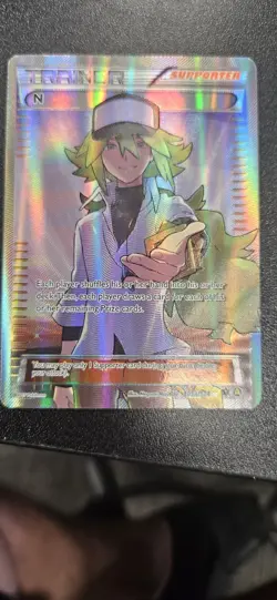 Pokemon TCG N (Supporter) 105A/124 Alternate Art PROMO Holo Fates Collide LP - Image 1