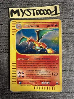 Carte Pokemon Dracaufeu 6/165 HOLO Expedition Wizards Francais Occasion - Image 1