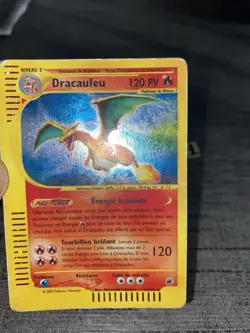 Carte Pokemon Dracaufeu 6/165 HOLO Expedition Wizards Francais Occasion - Image 5