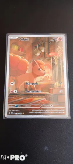 Pokemon TCG: Mega Evolutions Vulpix 138/132 Illustration Rare Near Mint - Image 1