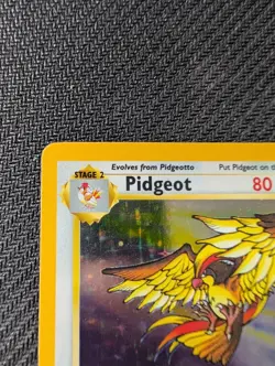 Pidgeot 08/64 Jungle Holo Rare Pokemon TCG NM - Image 3