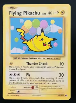 Flying Pikachu 2006 Pokemon #110 110/108 Evolutions Regular - RARE - Image 1