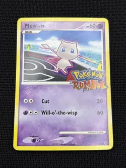 Mew - 10/16 - Pokemon Rumble - Holo Stamped - Pokemon TCG 2009 Vintage - Image 1