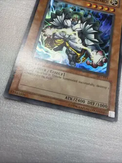 Yugioh AST-023 Zaborg the Thunder Monarch Super Rare Lp Vintage X2 - Image 2