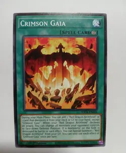 Yugioh Crimson Gaia Common SDCK-EN026 1st Ed Near Mint - Image 1