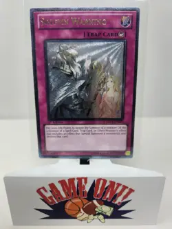 YuGiOh Solemn Warning DREV-EN077 1st Edition Ultimate Rare LP - Image 1