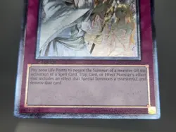 YuGiOh Solemn Warning DREV-EN077 1st Edition Ultimate Rare LP - Image 3