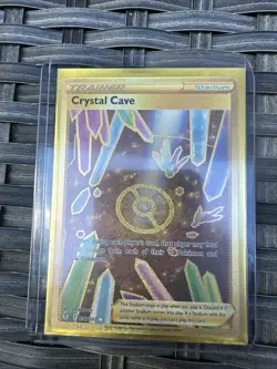 Crystal Cave (gold) 230/203 SWSH07: Evolving Skies pokemon card tcg - Image 1