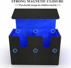 Card Deck Box for MTG Commander Display, Card Storage Box Holds 280+ Single Slee - Image 2