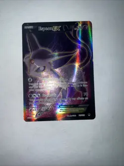 Espeon EX 117/122 Ultra Rare Full Art Pokemon Card - Image 1