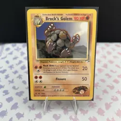 Brock’s Golem 20/132 | Gym Heroes | Non Holo Pokemon Card HP - Image 1