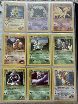 Pokemon Vintage Gym Challenge / Complete Non Holo Set! All 112 Cards! - Image 2