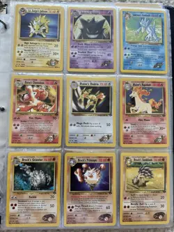 Pokemon Vintage Gym Challenge / Complete Non Holo Set! All 112 Cards! - Image 3