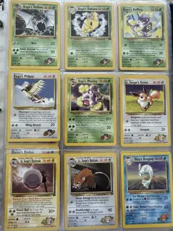 Pokemon Vintage Gym Challenge / Complete Non Holo Set! All 112 Cards! - Image 5