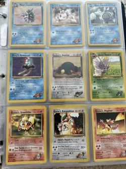 Vintage Pokemon Gym Hero COMPLETE Non Holo Set!!! All 113 Cards!!! - Image 5