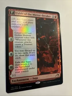 Magic the Gathering Fable of the Mirror-Breaker Kamigawa Foil Card - Image 2