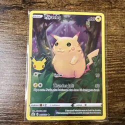 Pikachu 005/025 Celebrations Ultra Rare Holo Pokemon Card LP+ - Image 1