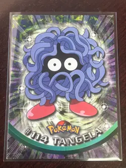 Tangela #114 TV Animation Edition Topps Blue Label Non Foil Pokemon Card - Image 1
