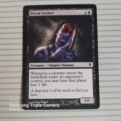 Magic: The Gathering Cards - Zendikar - Common - Blood Seeker - Image 1