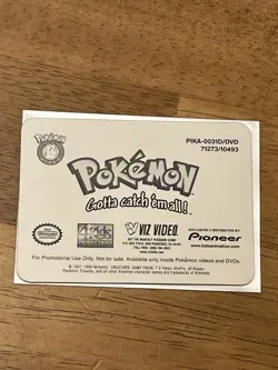 1998 Pokemon Pioneer Viz Video Lenticular Promo Card - Gengar - PIKA-0031D - Image 2