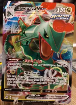 Pokemon Card Rayquaza VMAX 101/159 Crown Zenith ULTRA RARE - NM Condition - Image 1