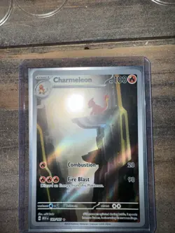 Pokemon TCG Chameleon 169/165 S&V 151 Illustration Rare Card Near Mint English - Image 1