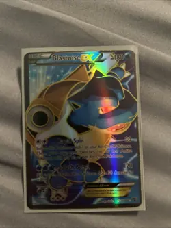 Blastoise EX 142 Full Art Holo Pokemon Card 2014 Lightly Played, Good Condit - Image 1