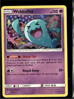 Pokemon Wobbuffet 93/214 Lost Thunder Non Holo Rare 2 Card Lot - Image 1