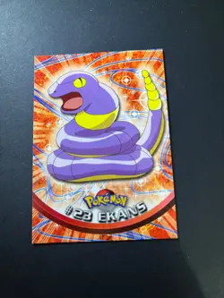 Topps Pokemon Ekans 23 Series 1 Card Blue Topps Trading Card Vintage - Image 1