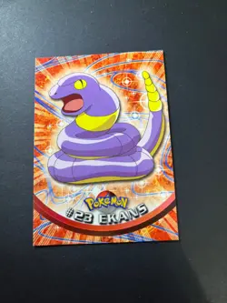 Topps Pokemon Ekans 23 Series 1 Card Blue Topps Trading Card Vintage - Image 2