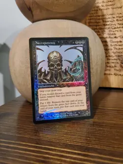 MTG Necropotence Near Mint Foil Promos: Deckmasters Garfield vs Finkel Magic - Image 1